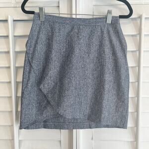 Southern‎ Proper Tulip Wrap Style Chambray Mini Skirt Size 0